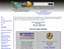 Tablet Screenshot of cal-span.org